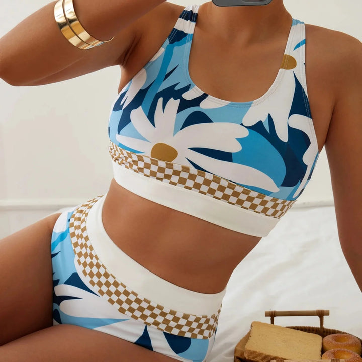 Women's Tankini Racerback Top | High-Waist