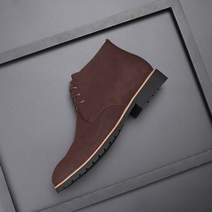 Men's Ankle Work Boots with Lace Up Front | Casual