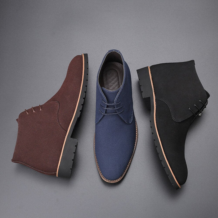 Men's Ankle Work Boots with Lace Up Front | Casual