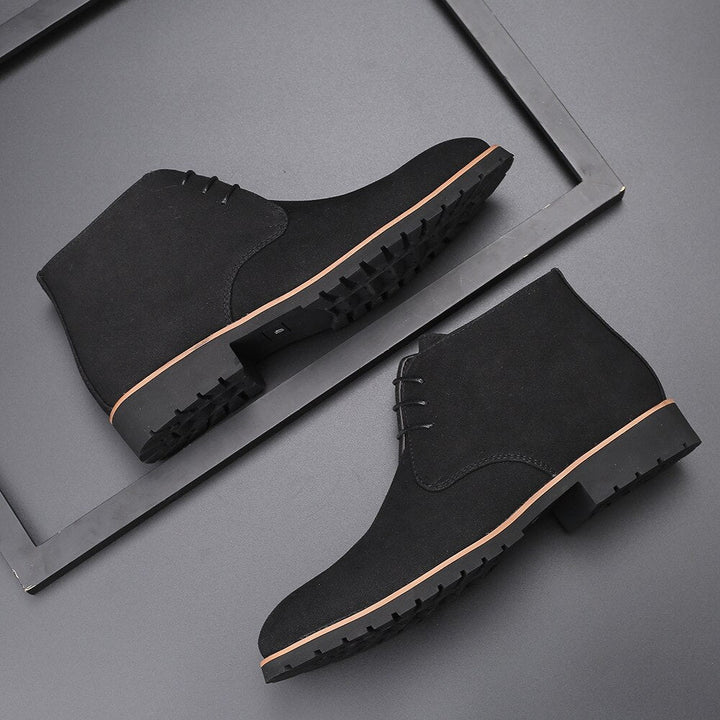 Men's Ankle Work Boots with Lace Up Front | Casual