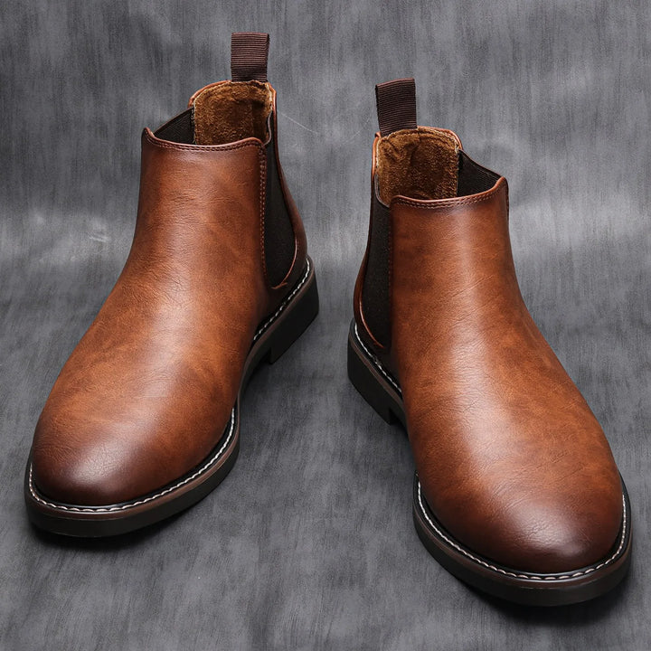 Men's Brown Boots Slip On Ankle | Chelsea