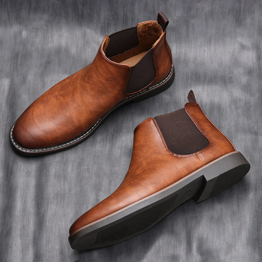 Men's Brown Boots Slip On Ankle | Chelsea
