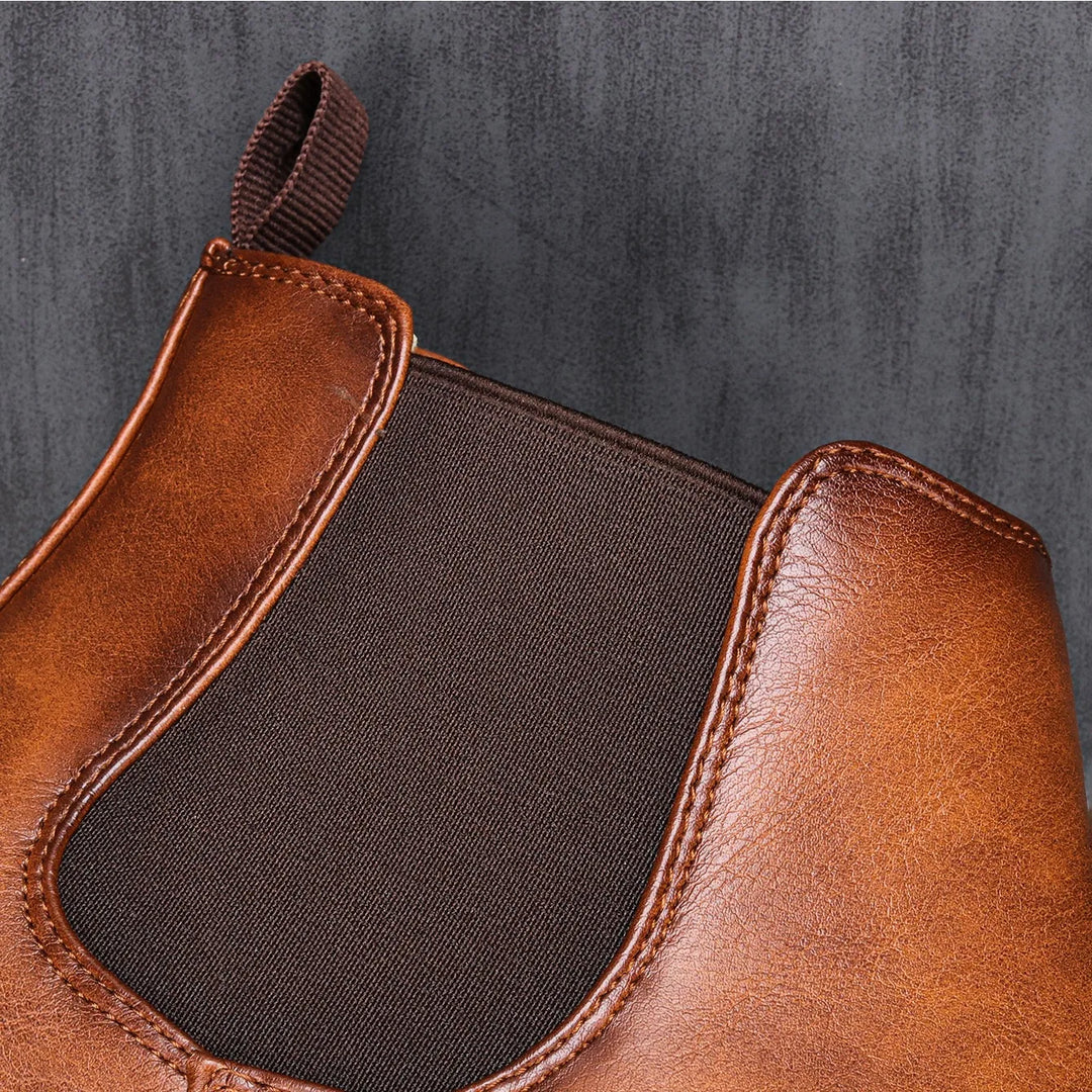 Men's Brown Boots Slip On Ankle | Chelsea