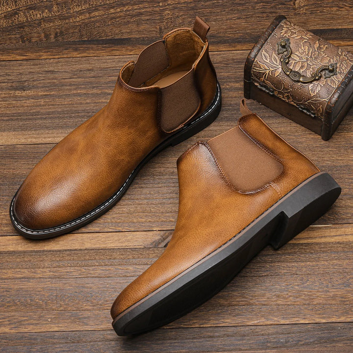 Men's Brown Boots Slip On Ankle | Chelsea