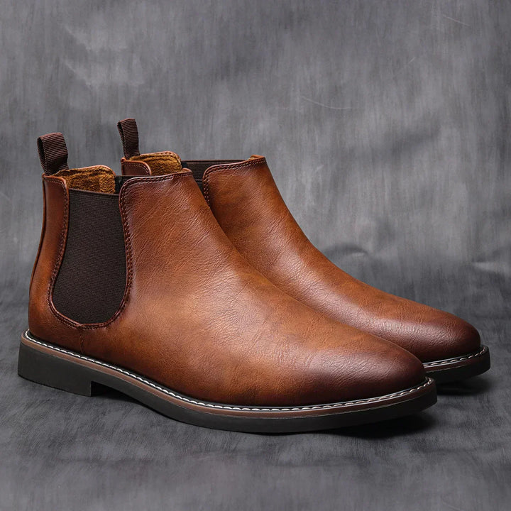 Men's Brown Boots Slip On Ankle | Chelsea