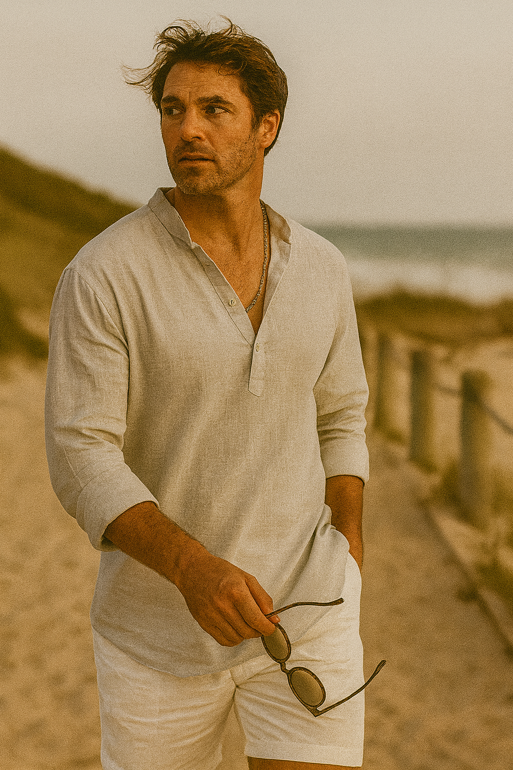 Men's Casual Long Sleeve Shirt Relaxed Fit | Oversized