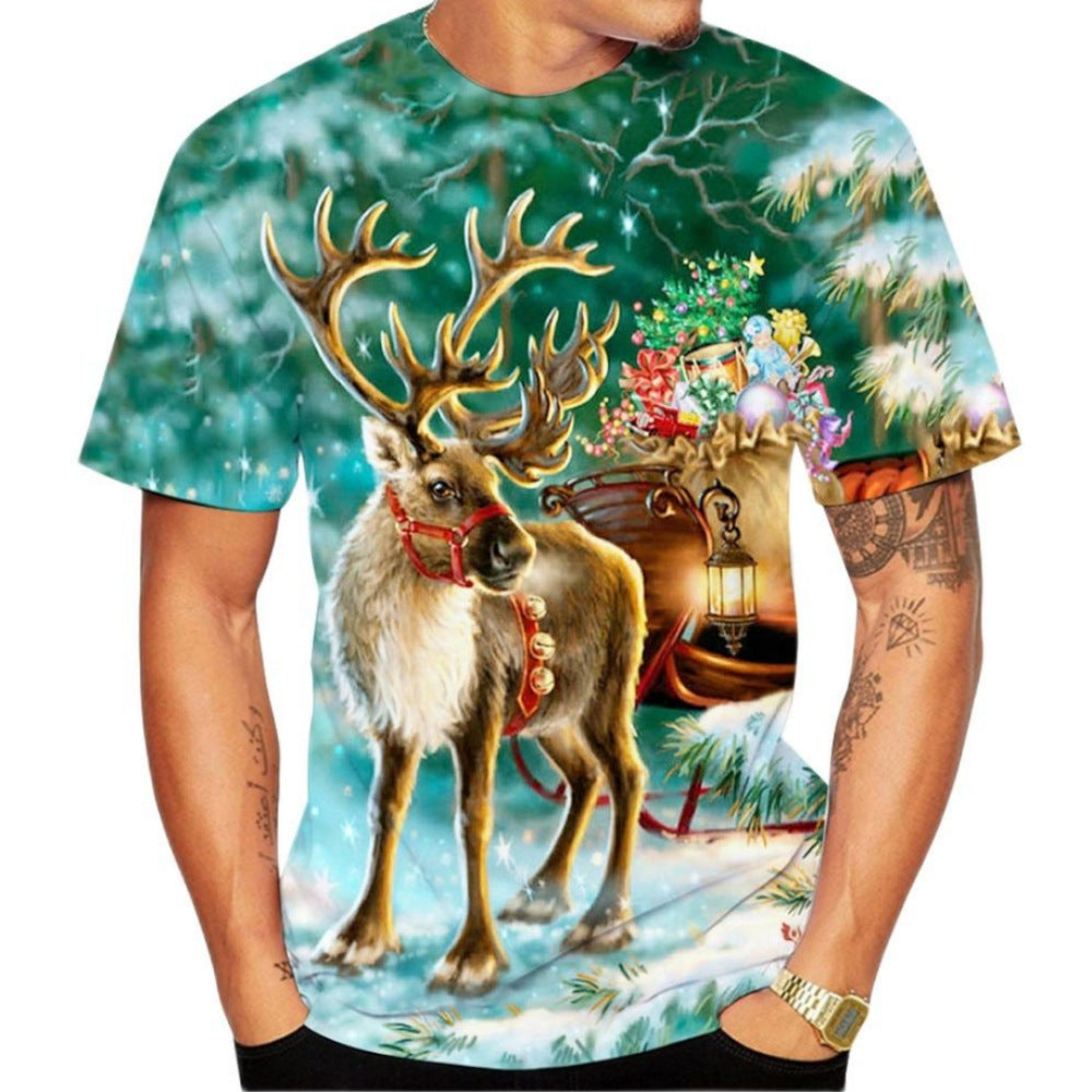 Men’s Christmas Reindeer Graphic Shirt | Holiday Edition