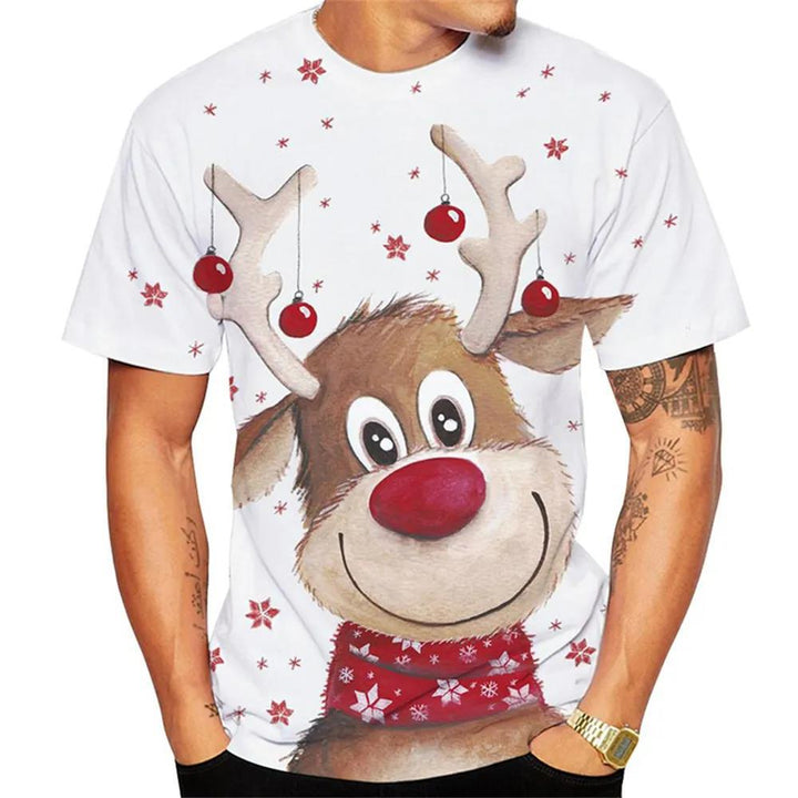Men’s Christmas Reindeer Graphic Shirt | Holiday Edition