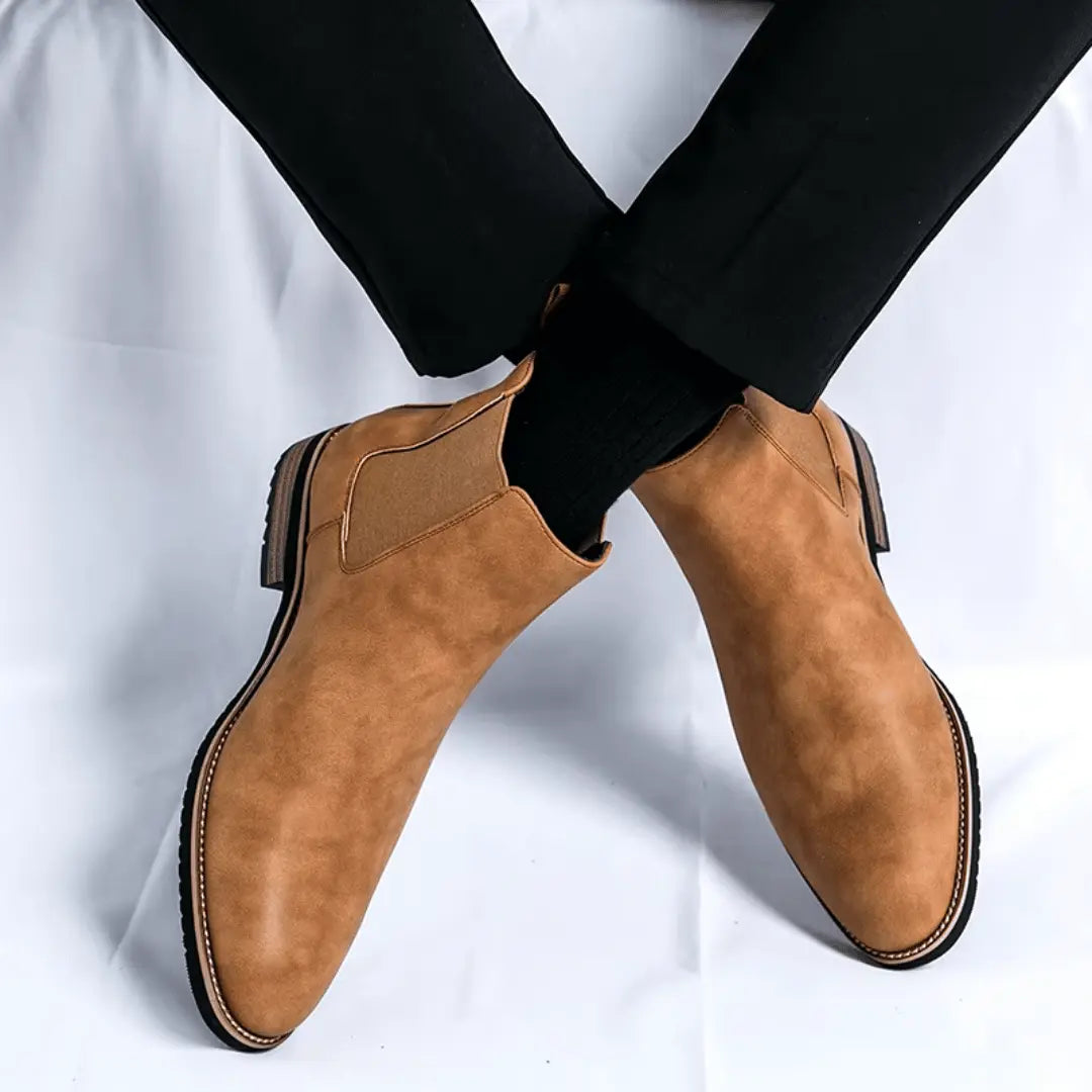 Men's Classic Slip-On Chelsea Boots | Ankle Work