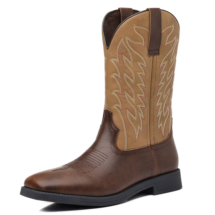 Men’s Cowboy Boots Classic Western Style | Tall Riding Shoes
