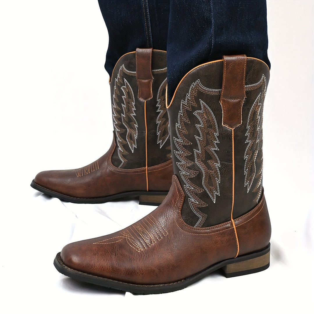 Men’s Cowboy Boots Western Style | Classic Mid Calf