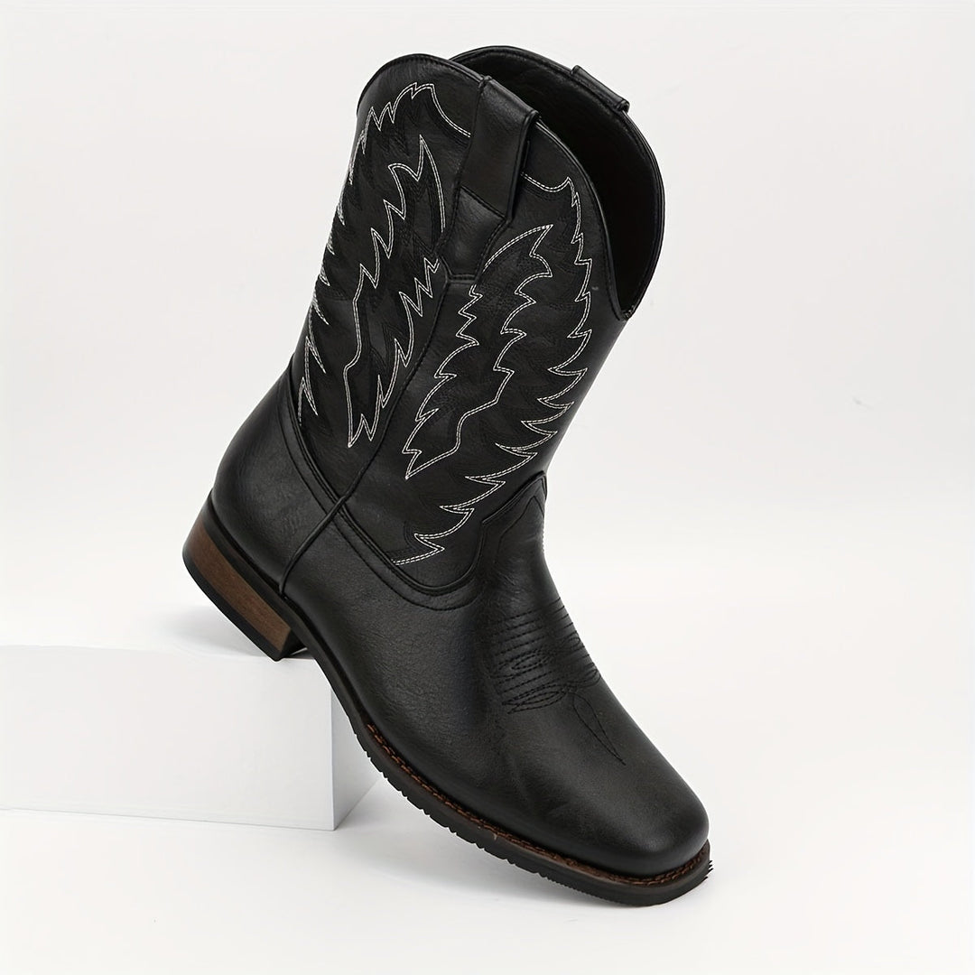 Men’s Cowboy Boots Western Style | Classic Mid Calf