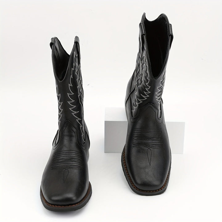 Men’s Cowboy Boots Western Style | Classic Mid Calf
