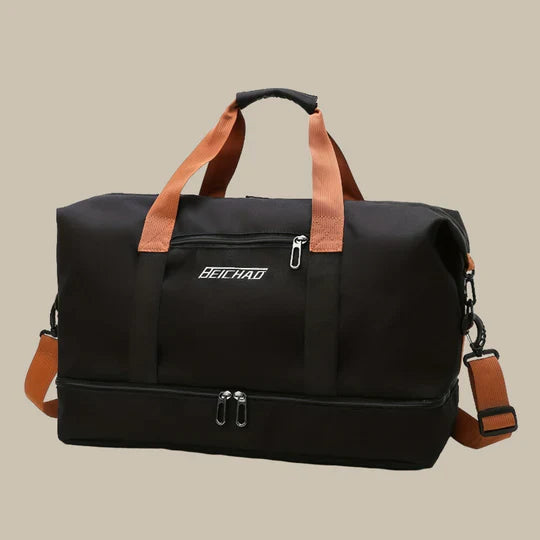 Men’s Duffle Bag Shoe Compartment Zipper | Travel