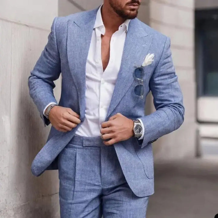 Men's Formal Suit with Blazer & Trousers | Slim Fit Two Piece