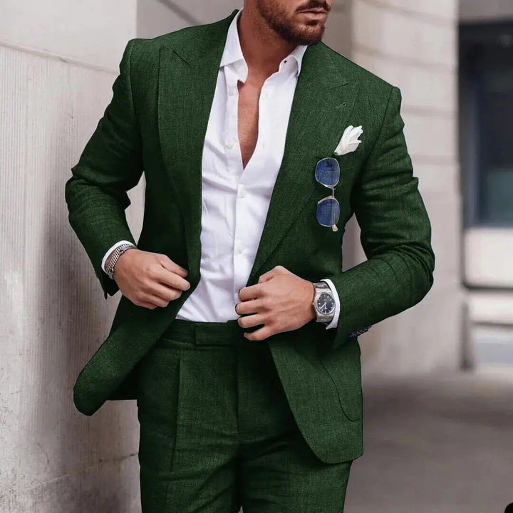 Men's Formal Suit with Blazer & Trousers | Slim Fit Two Piece