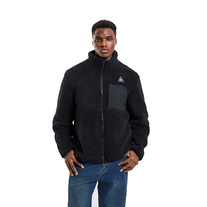 Men's Heated Jacket with USB Power & Stand Collar | Full Zip