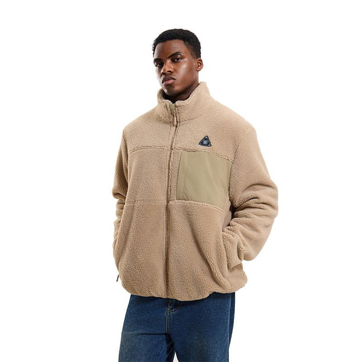 Men's Heated Jacket with USB Power & Stand Collar | Full Zip
