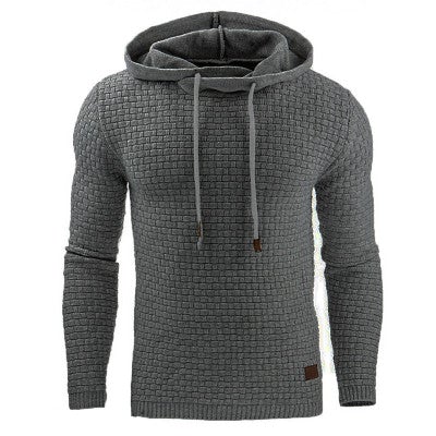 Men's Hoodie Slim Fit Knit | Long Sleeve