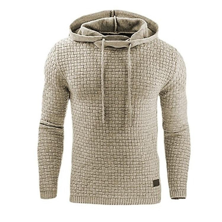 Men's Hoodie Slim Fit Knit | Long Sleeve