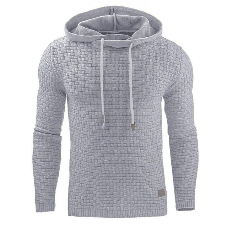 Men's Hoodie Slim Fit Knit | Long Sleeve