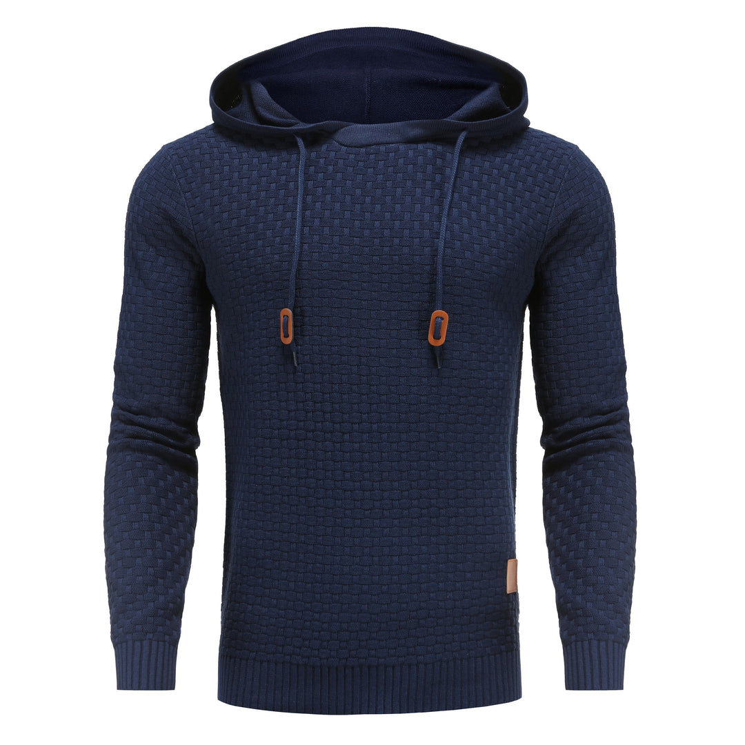 Men's Hoodie Slim Fit Knit | Long Sleeve