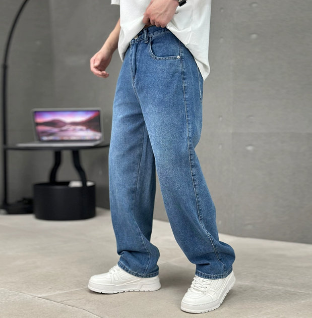 Men's Jeans Baggy Wide Leg | Casual