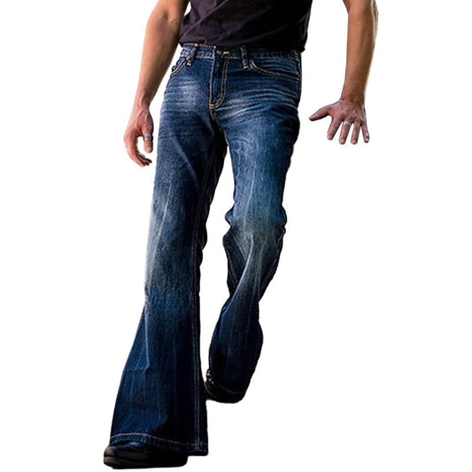 Men's Jeans Flared Washed | Vintage Style
