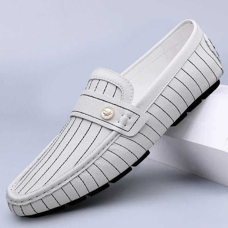 Men's Loafers Pinstripe Slip-On | Work