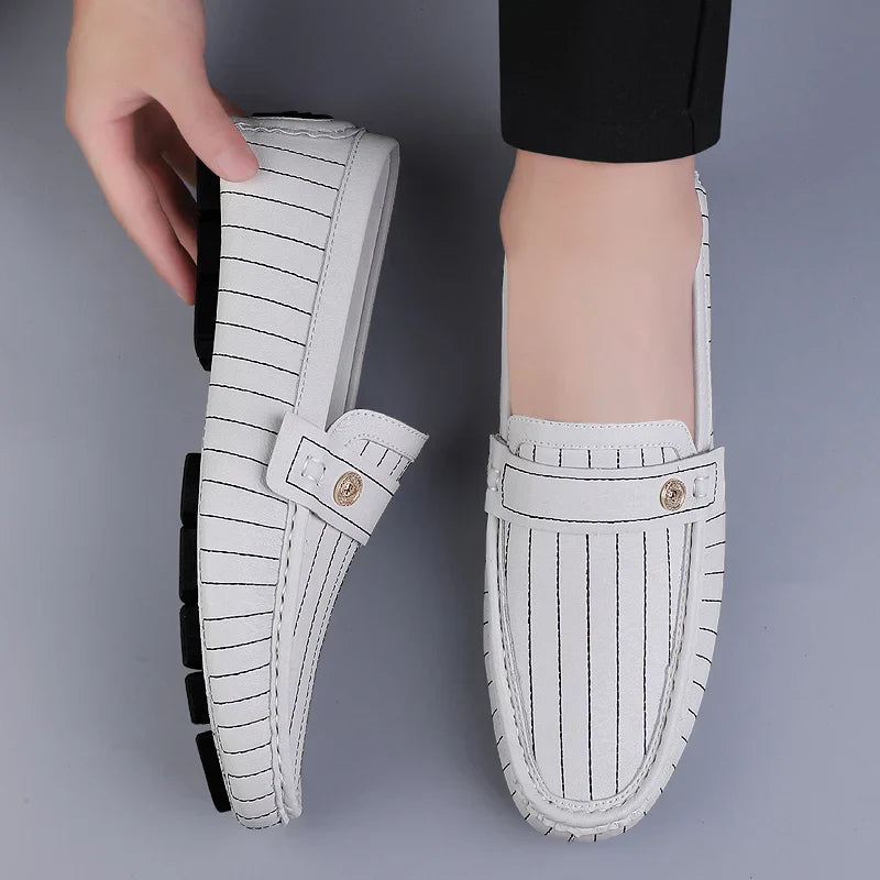 Men's Loafers Pinstripe Slip-On | Work