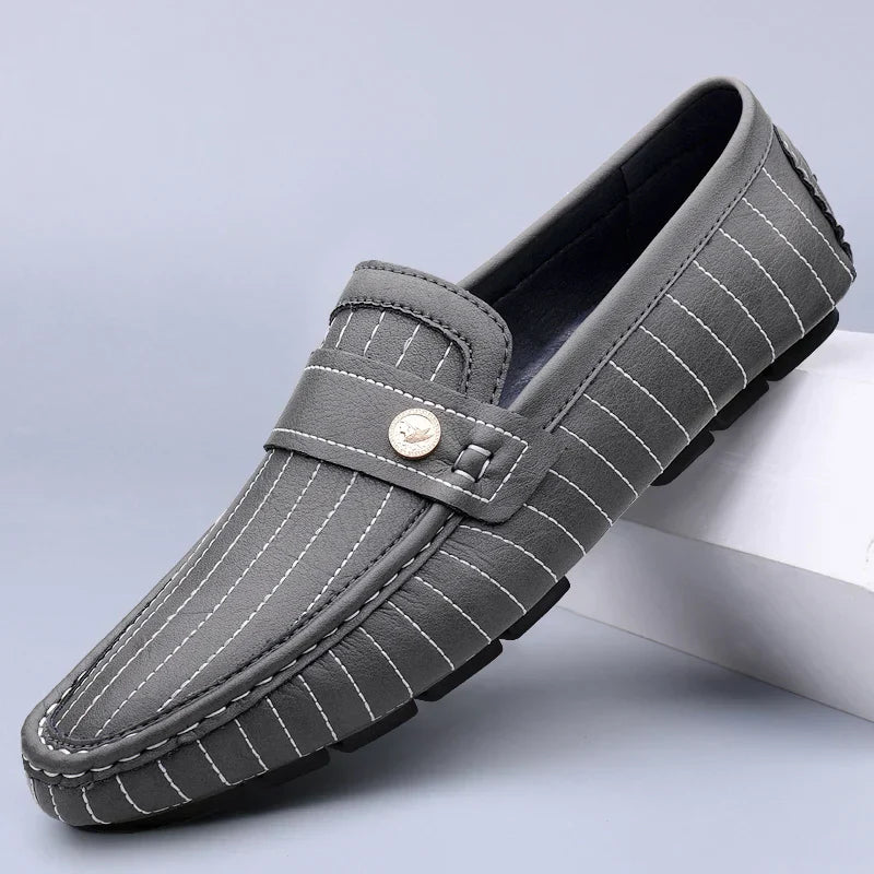 Men's Loafers Pinstripe Slip-On | Work