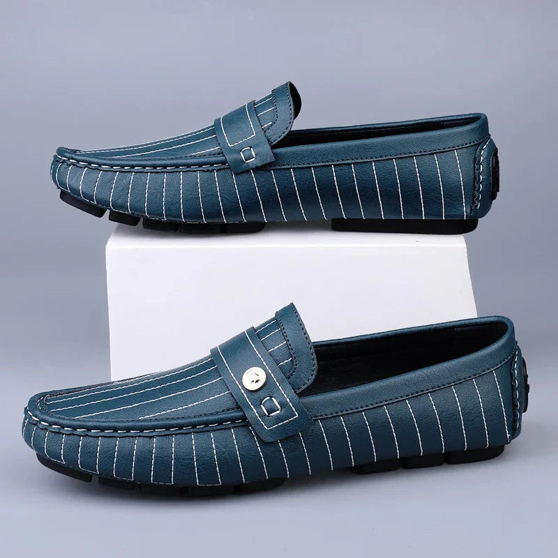 Men's Loafers Pinstripe Slip-On | Work