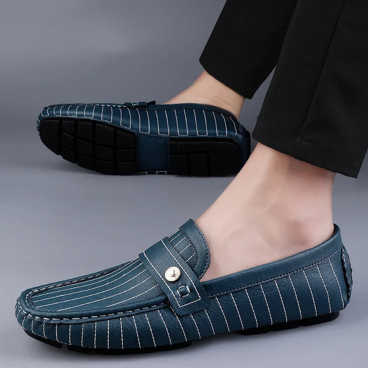 Men's Loafers Pinstripe Slip-On | Work