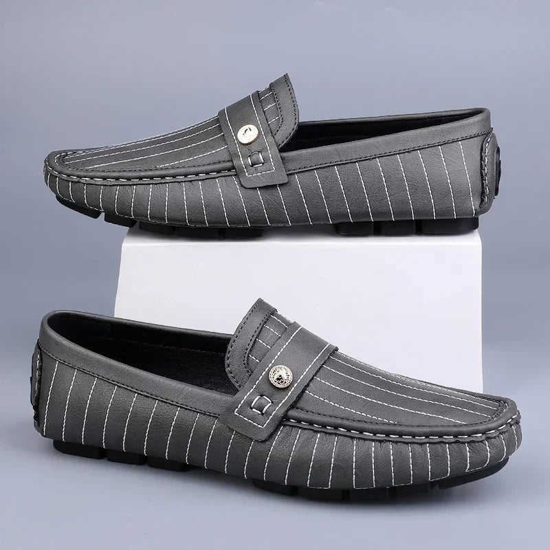 Men's Loafers Pinstripe Slip-On | Work