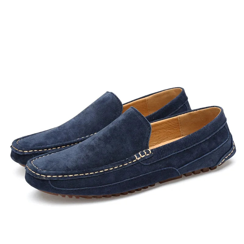 Men's Loafers Slip On Classic Moccasin Shoes | Work