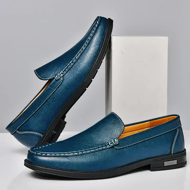 Men's Loafers Slip On Moccasin Style | Work