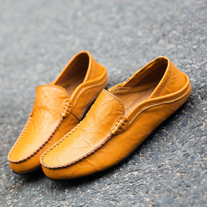 Men's Moccasin Loafers with Slip-On & Flat Sole | Casual