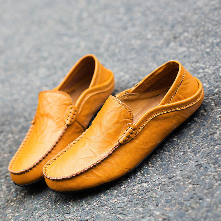 Men's Moccasin Loafers with Slip-On & Flat Sole | Casual