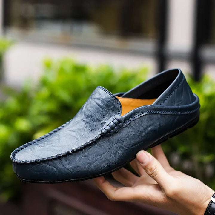 Men's Moccasin Loafers with Slip-On & Flat Sole | Casual
