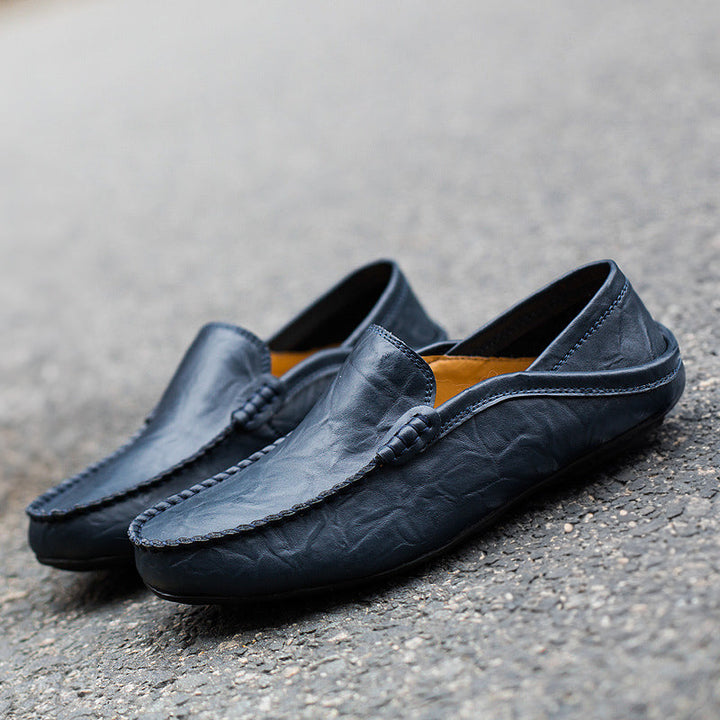 Men's Moccasin Loafers with Slip-On & Flat Sole | Casual