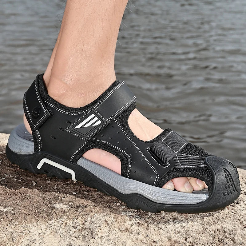 Men’s Outdoor Hiking Sandals with Adjustable Straps | Summer
