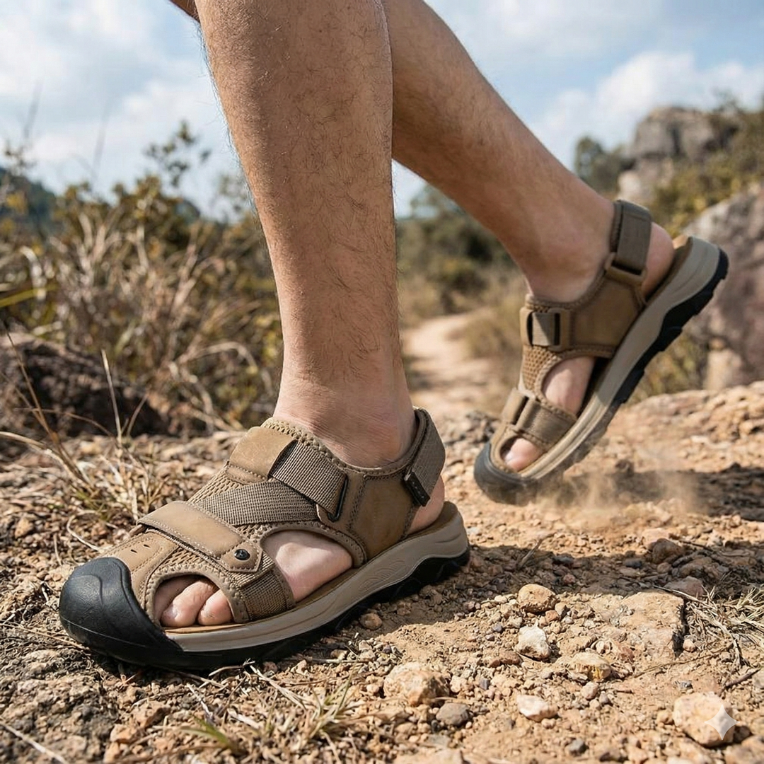 Men’s Outdoor Sandals with Adjustable Straps | Summer
