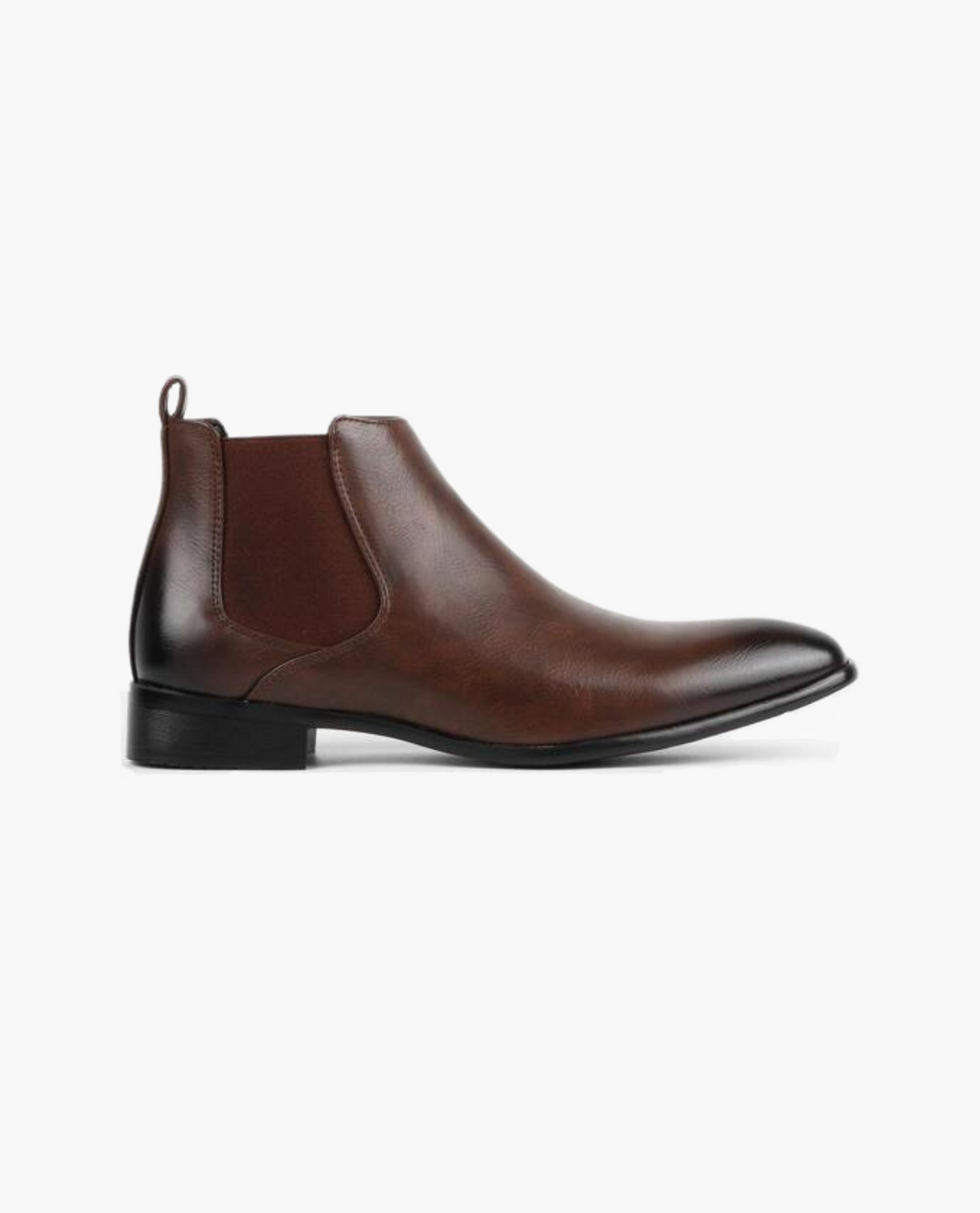 Men's Pointed Toe Chelsea Boots with Elastic Panels | Dress