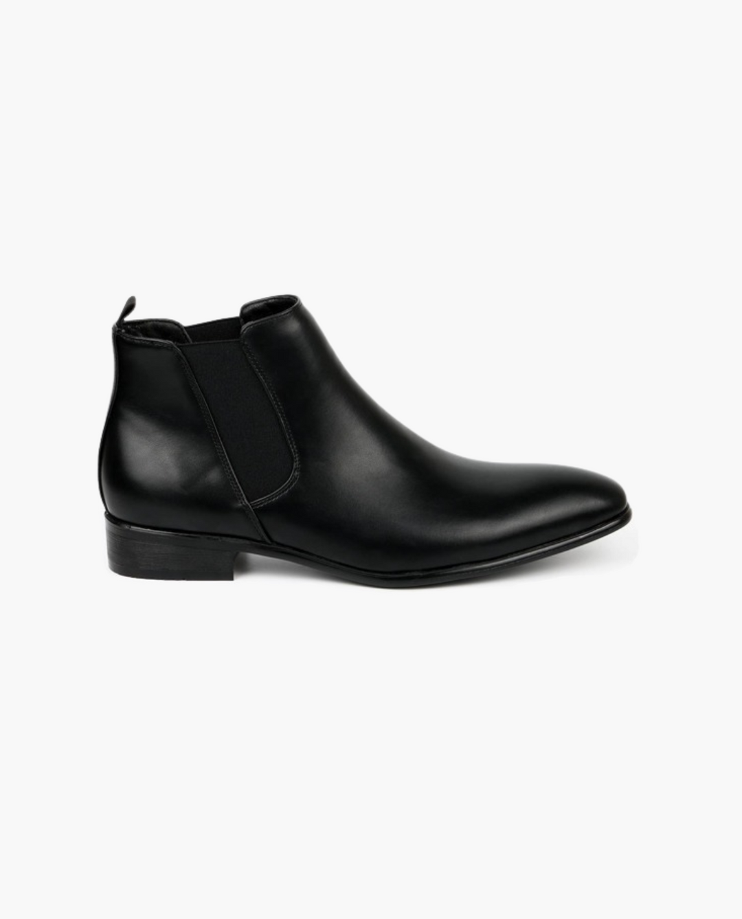 Men's Pointed Toe Chelsea Boots with Elastic Panels | Dress