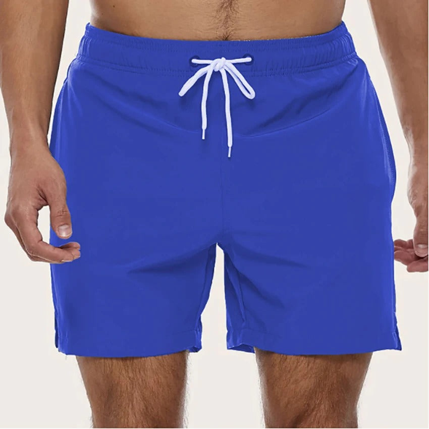 Men's Quick-Dry Swim Shorts | Elastic Waist