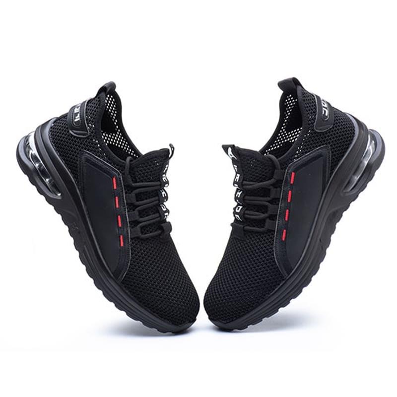 Men's Safety Shoes Air Cushion Mesh Lace-Up | Sneaker