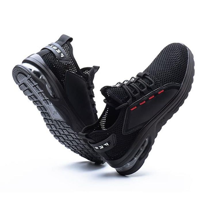 Men's Safety Shoes Air Cushion Mesh Lace-Up | Sneaker