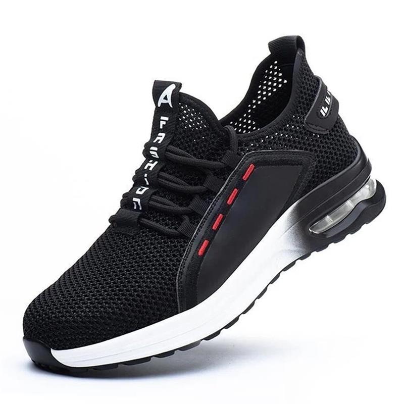 Men's Safety Shoes Air Cushion Mesh Lace-Up | Sneaker