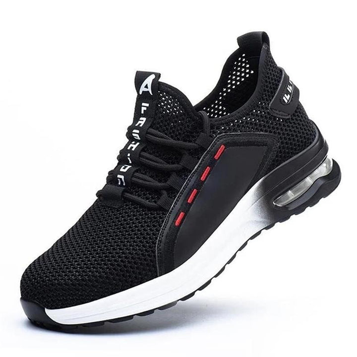 Men's Safety Shoes Air Cushion Mesh Lace-Up | Sneaker