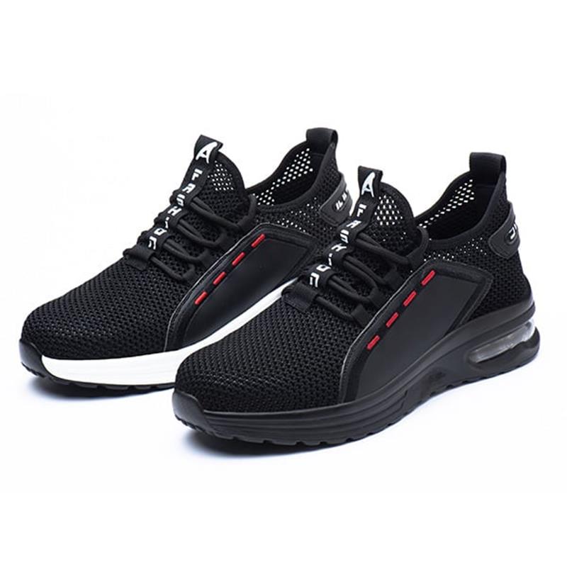 Men's Safety Shoes Air Cushion Mesh Lace-Up | Sneaker